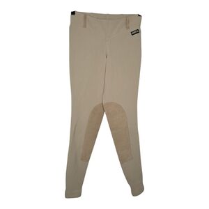 Kerrits Womens Tan Microcord Knee Patch Riding Tights Pants Size XS